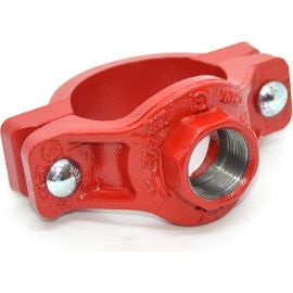 Резьбовой хомут GROOVEX малый седелка 30мм 2 1/2"x3/4" 76x27мм ДУ 65x20мм XPM7627 