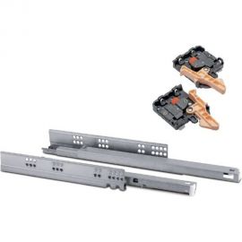Направляющие полного выдвижения GTV MODERN SLIDE L-350 с доводчиком PB-0SHX-350-A 