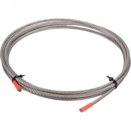 Нержавеющий трос KREPFIELD 5 мм, сталь А2, плетение 7x7, средней мягкости, 3 м 8379А2ТРОС5ММ-3 