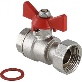 Шаровой кран Valtec с накидной гайкой 1/2"x3/4" внутренняя-внутренняя VT.241.N.0405 