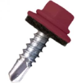 Кровельный саморез Daxmer 4,8х19 RAL 3003, сверло №2, 400 шт. 310453 