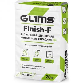 Шпатлевка GLIMS Finish-F 20 кг О00007183 