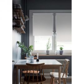 Рулонная штора Эскар Blackout, LUX цвет белый 83x170 см, арт. 81741083170 