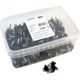 Кровельный саморез Качественный крепеж коричневый 5,5х19 200 шт 1000255 КЧ 