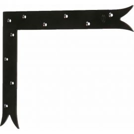 Декоративный угол Amig готика, черный, IZ левый 8500-300х240х4 (IZ) 