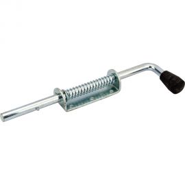 Накладная задвижка Tech-Krep ЗД 12 105х20 круглый ригель D14мм, L297мм цинк 148383 