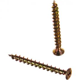 Оконный саморез Метизный двор 4,0x40 острый, желтый, 20 шт. 4690441000606 