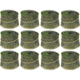 Барабанные гвозди КОРДЛЕНД 3000 шт. (12 кассет по 250 шт.) O 3,1 мм, длина 90 мм, O шляпки 7 мм, винтовые GVB-00047.12 