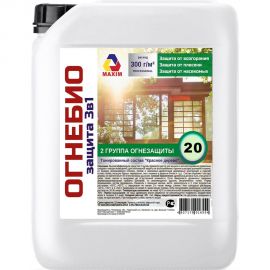 Огнебиозащита 2 группы тонированная Maxim 20 л 11606790 
