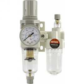 Фильтр воздушный с редуктором и лубрикатором 1/4 Rotake SMC-21 