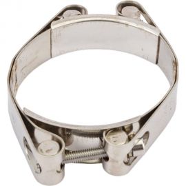 Двухболтовый силовой хомут TITAN LOCK 75-85 мм, нерж. сталь TL75-85DRCSS 