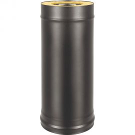 Сэндвич-труба BLACK (AISI 430/0,8мм) д.120x200, L-1м Везувий А-12555 