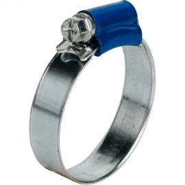 Червячный хомут KORUDA 32-44/9.7 мм, W1, синий замок KR-H54628 