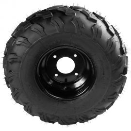 Колесо для мототехники в сборе шина + камера + диск Елочка 19-7x8 480 мм, 4 отверстия А5 1001097 