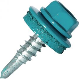 Самосверлящий винт HARDWEX ТМ HWX7-W-P9-5.5x19 мм, св.№3, RAL 5021, 250 шт. 5190000023620 