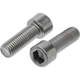 Нержавеющий винт с цилиндрической головкой KREPFIELD M8x25 мм, DIN 912, А2, внутренний шестигранник, полная резьба, 8 шт. 912A2ВИНТПР8Х25-8 