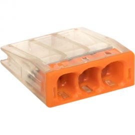 Строительно-монтажная клемма EKF СМК PROxima, 2273-243, 3 отверстия, 0.5-2.5мм2 plc-smk-2273-243 