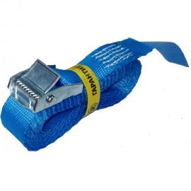 Стяжной ремень с пружинным замком UVE 250 daN, 2,5 м, 25 мм, синий RS-25-250-2,5-blue 