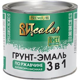 Грунт-эмаль по ржавчине Царицынские краски 3в1 желтая 1,8 кг 16146 