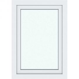 Окно ПВХ АМЕГА 800x600 мм, поворотно-откидное правое, однокамерный стеклопакет ПВХ_982 
