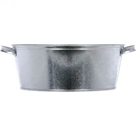 Оцинкованный круглый таз 13 л Банные штучки 36553 