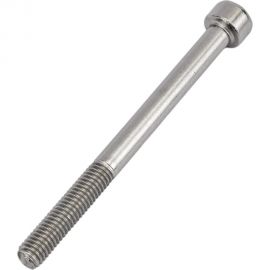 Нержавеющий винт с цилиндрической головкой KREPFIELD M5x60 мм, DIN 912, А2, внутренний шестигранник, неполная резьба, 20 шт. 912A2ВИНТПР5Х60-20 