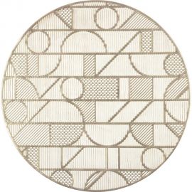 Сервировочная салфетка Рыжий кот PVR-07 Геометрия, диаметр 38 см 103970 