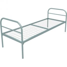 Металлическая одноярусная кровать SAMGRUPP эконом + 800x1900 мм, сетка 100x50 мм, 1 перемычка 12638 
