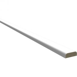 Нащельник ООО ВДК ПВХ, белоснежная шагрень, 8х30 мм Ж60 