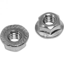 Нержавеющая гайка с фланцем KREPFIELD М4, DIN 6923, А2, с зазубринами, шестигранная, 40 шт. 6923А2ГАЙКАМ4-40 