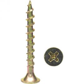 Оцинкованный саморез BOWT жёлтый, 3,5x35, 500 шт. Z02219 