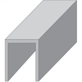 Нижняя направляющая для раздвижных дверей N4 Palladium 1 метр 12144 