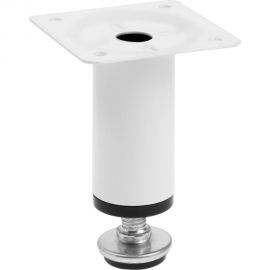 Круглая опора ТУНДРА OKR001WH d=30 мм, H=80 мм, цвет белый 9371374 