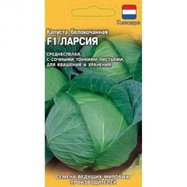 Семена ГАВРИШ Капуста белокочанная Ларсия 10 шт для квашения Голландия 1910647 
