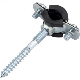 Хомут Uni-Fitt 3/8 15-19 мм с резиновым уплотнителем, шпилькой и дюбелем 850U1800 