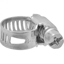 Обжимной хомут MasterProf червячный, нерж. сталь, 8-12 мм, 5 шт. ИС.140873 