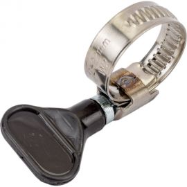 Обжимной хомут TIM из нержавеющей стали, 12-20 мм, с бабочкой 771989 