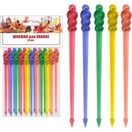 Шпажки для канапе МУЛЬТИДОМ Булава набор 20 шт, длина 90 мм МГ76-69 