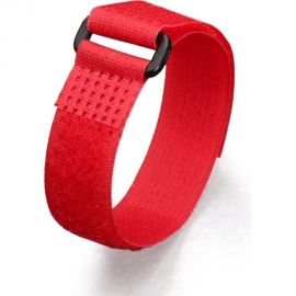 Стяжки велькро FORTISFLEX КСВ-П 20х300 красные 75038 