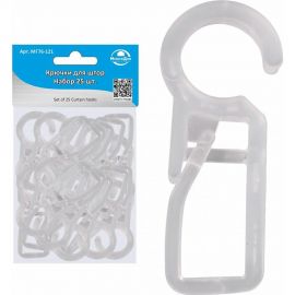 Крючки для штор МУЛЬТИДОМ набор 25 шт МГ76-121 