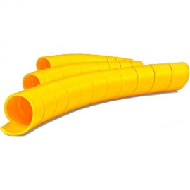 Защитная спираль для шлангов, рукавов и проводов Hydrosafe диаметр 34-50 мм, цвет желтый, 25 метров HS34YLW25 
