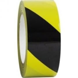 Лента для разметки Mehlhose GmbH ПВХ ОПП толщина 190 мкм цвет желтый/черный KMLW07533 