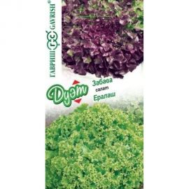 Семена ГАВРИШ Салат Ералаш 0.5 г, Забава 0.5 г, авторские, серия Дуэт 1026998614 