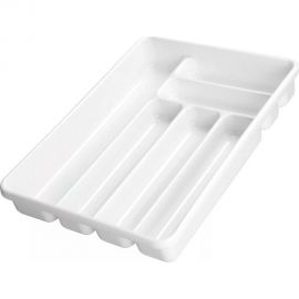 Лоток для столовых приборов COSMOPLAST 6-ти местный, 40x30x6 см, пластик, цвет ассорти 2142 