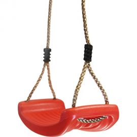 Качели детские подвесные пластиковые на веревке Лодочка (Ширина 43 см) MoyDvor SAC004101R 