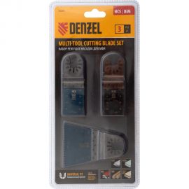 Набор насадок по дереву и металлу 3 шт для МФИ Denzel 782403 