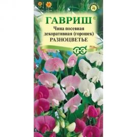 Семена ГАВРИШ Чина посевная декоративная (Горошек многолетний) Разноцветье, смесь 0.5 г 10001712 