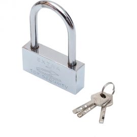 Навесной замок с высокой дужкой СКОБЯНОЙ стальной, 30 мм 008541 