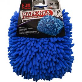 Рукавица для мойки автомобиля Fox Chemie из микрофибры LMF34 