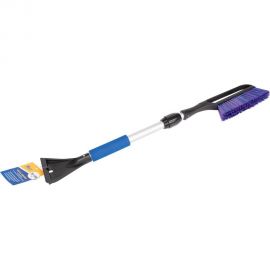 Зимняя щетка со скребком, телескопическая ручка 78-100 см KRAFT KT 830070 